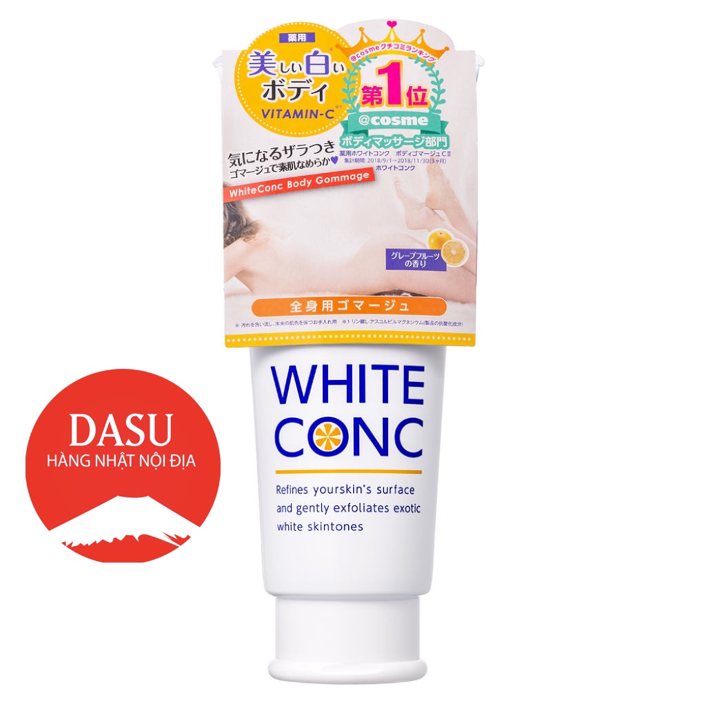 Tẩy Tế Bào Chết Dưỡng Trắng Da White ConC 180gr