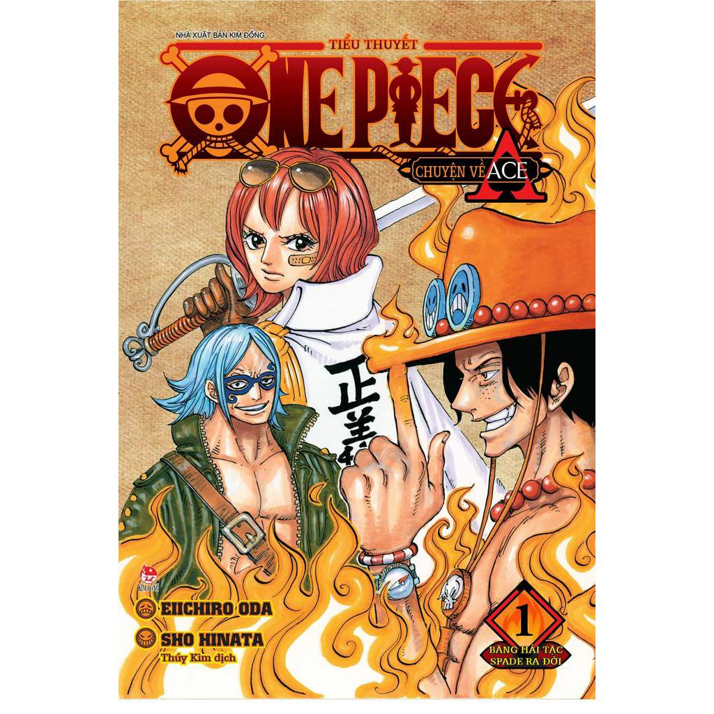 Sách Bộ Sách Tiểu Thuyết One Piece: Chuyện Về Ace (Tập 1 + Tập 2) - Tặng Kèm 2 Tấm Card Metalize