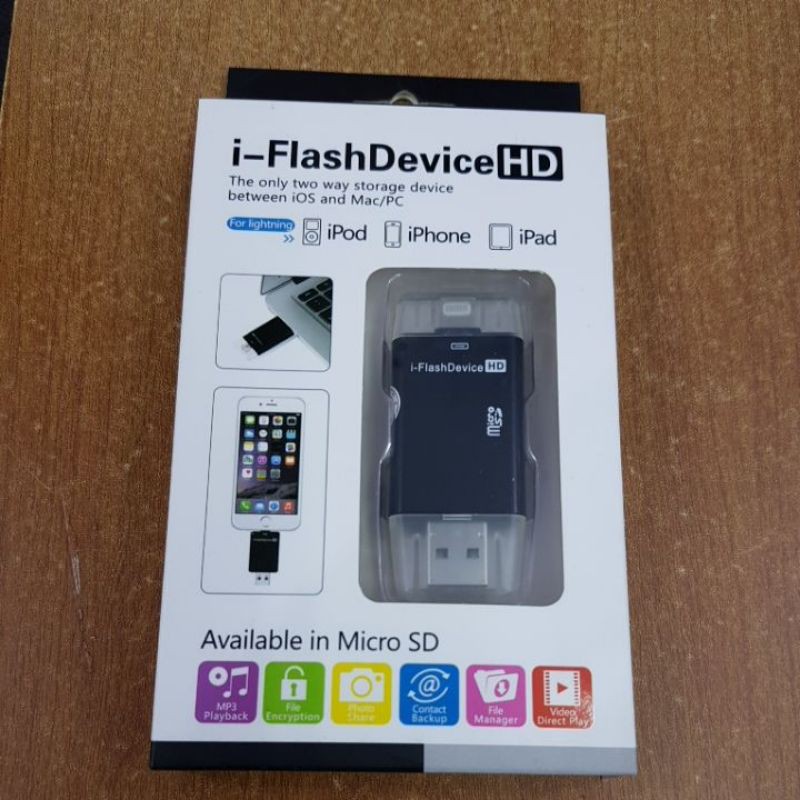 Thiết Bị Chuyển Đổi I-flash Device Hd Cho Lightning