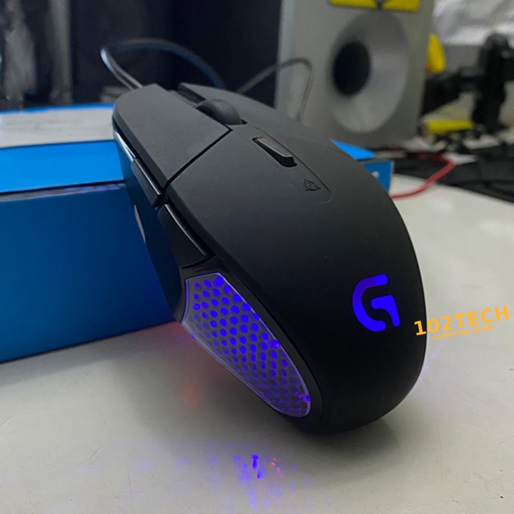 Chuột máy tính Logitech G302 có dây, 3200 DPI tùy chỉnh, ngoại hình lạ mắt, led phát sáng cực đẹp, chuyên gaming