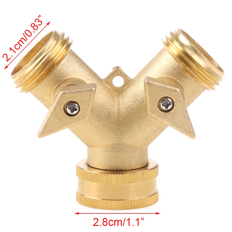 Đầu Nối Ống Nước Hai Chiều Hình Chữ Y Bằng Đồng Thau 3 / 4 &quot;