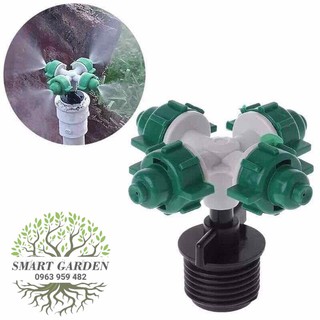 Béc phun sương 4 hướng tưới hoa siêu mịn