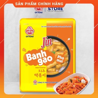 Bánh gạo tokbokki jin phô mai ottogi gói 164g . hot.