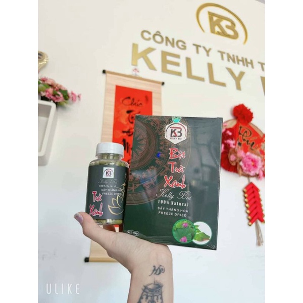 TRÀ XANH GIẢM MỠ KELLY BUI( COMBO VIÊN VÀ BỘT)