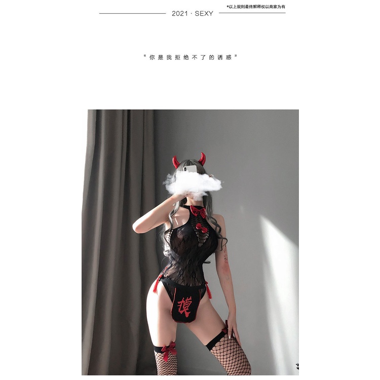 Full set đồ ngủ Cosplay Ác Quỷ có kèm vớ L328 | BigBuy360 - bigbuy360.vn