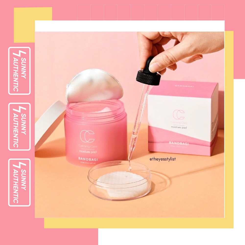 Toner Dạng Bông Chăm Sóc Da Sạch Sâu, Tẩy Tế Bào Chết Dịu Nhẹ BANOBAGI Calming Care Moisture Pad