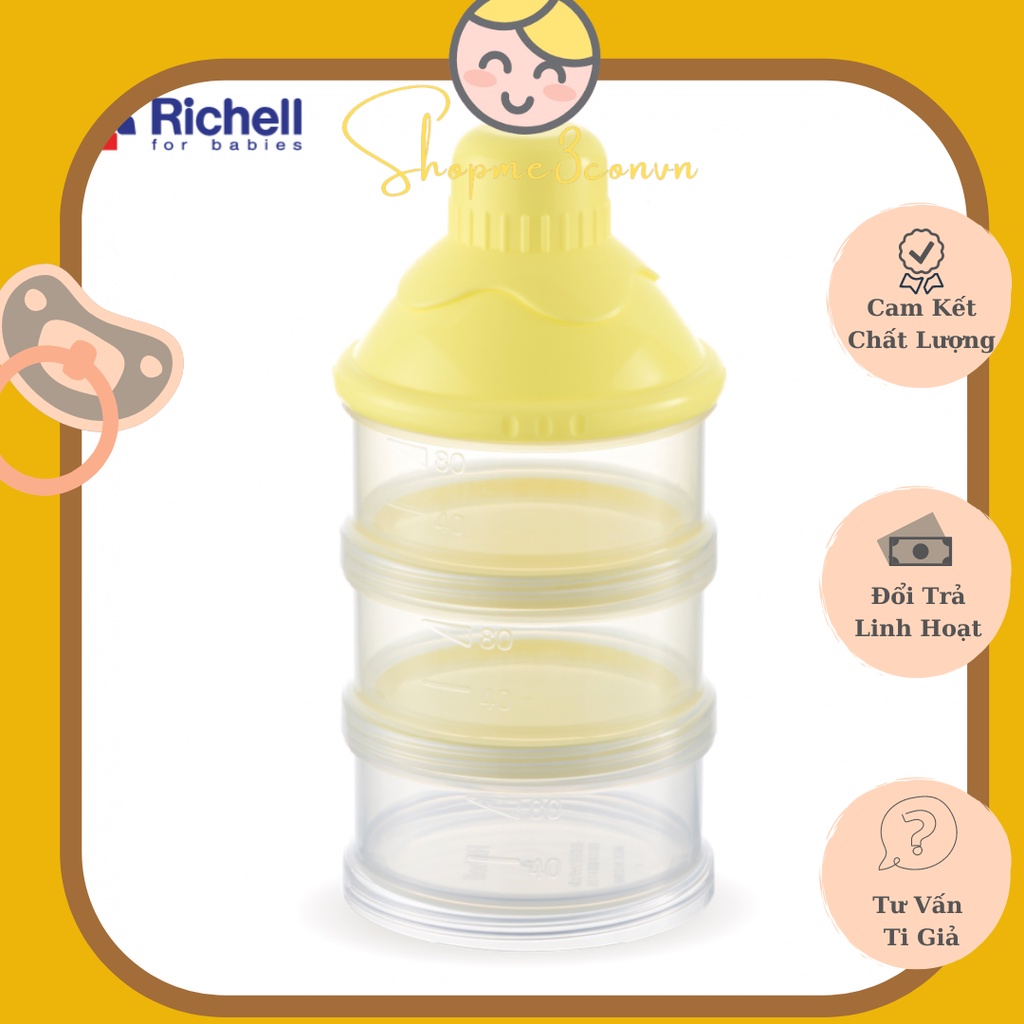 Hộp Chia Sữa Bột Richell 3 Tầng RC98892