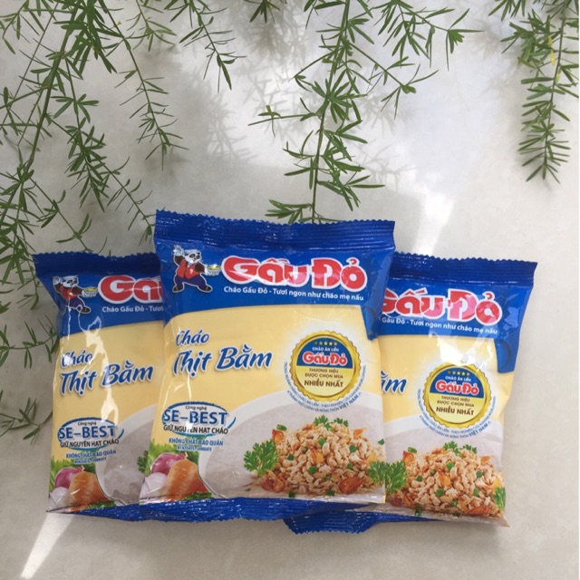 Cháo Gấu đỏ Thịt bằm (Combo 5 gói)