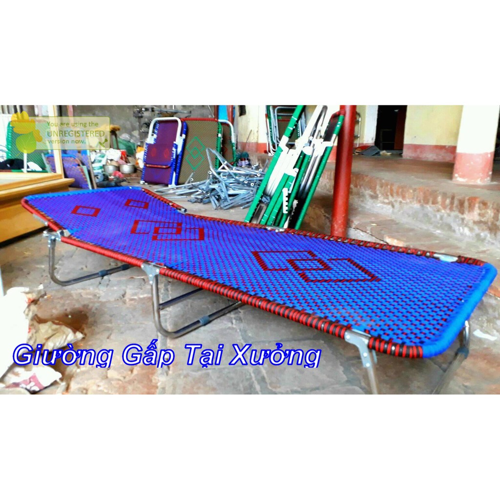 Giường gấp đep khung inox. | BigBuy360 - bigbuy360.vn