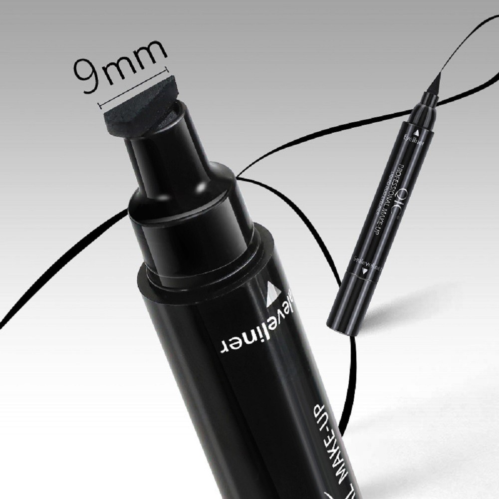 [Hàng mới về] Bút kẻ mắt dạng lỏng 2 trong 1 màu đen chống thấm nước cao cấp | BigBuy360 - bigbuy360.vn