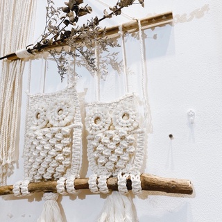 Cú treo macrame may mắn