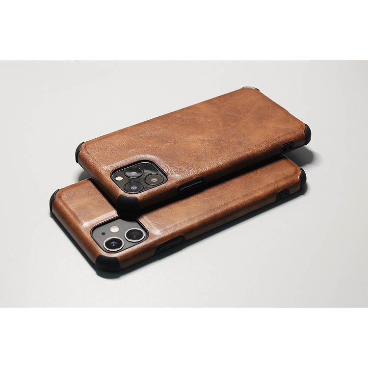 Ốp lưng da chống sốc dành cho iP 7/8/SE 2020/7 Plus/8 Plus/X/XS/XS Max/XR/11/11 Pro/11 Pro Max/12/12 Mini/12Pro/12ProMax