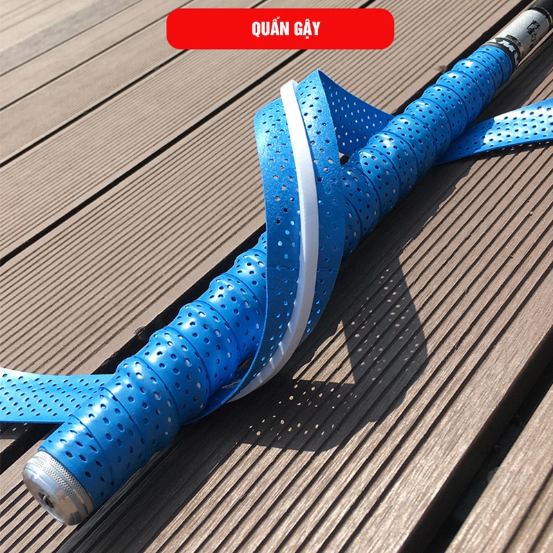 Combo 5 chiếc quấn cán vợt Tennis, Cầu Lông có gân chống xoay vợt, thấm hút mồ hôi Minh House