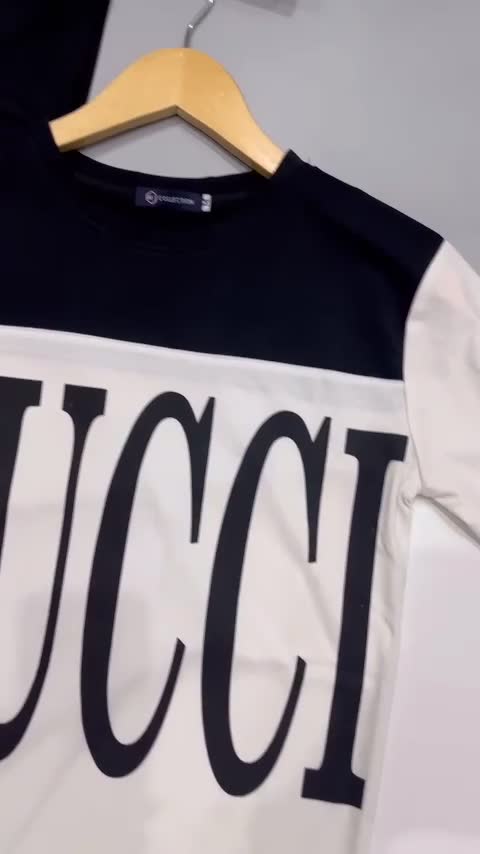 Áo Thun Gờ .Ci Phối Đen Trắng Phong Cách Hàn Quốc. Áo Phông Unisex Nam Nữ Form Rộng, | BigBuy360 - bigbuy360.vn