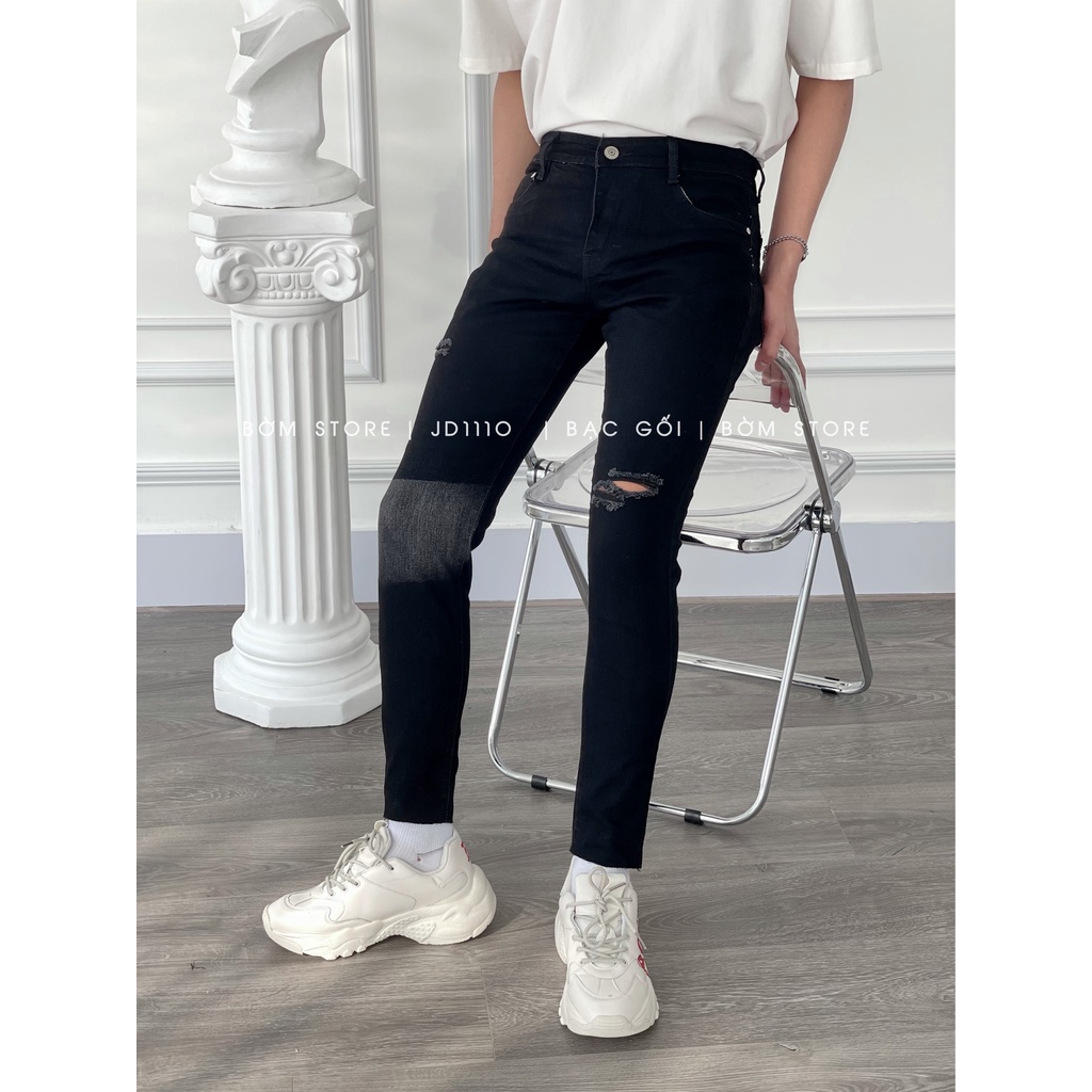 Quần Jean Dài Nam Bạc Gối BEACON DENIM Form Slim Fit JD1110