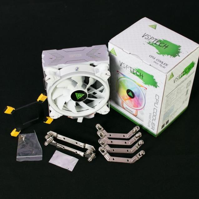 Quạt tản Nhiệt Khí CPU VSPTECH V400 PLUS (Bảo Hành 12 Tháng)