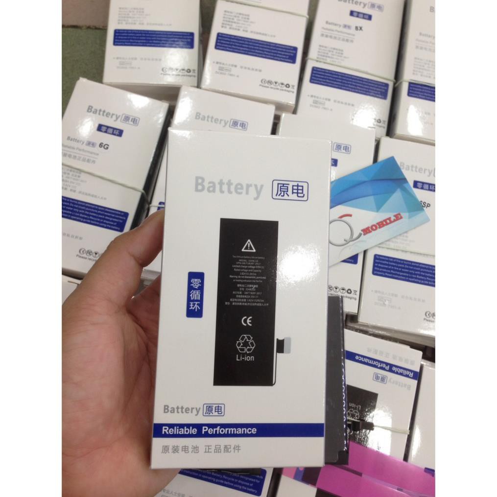 [Mã ELFLASH5 giảm 20K đơn 50K] Pin zin iphone 5/5S/6/6S/6P/6SP/7/7P/8/8P/X/XS/XR/XSM (tặng kèm miếng dán pin)