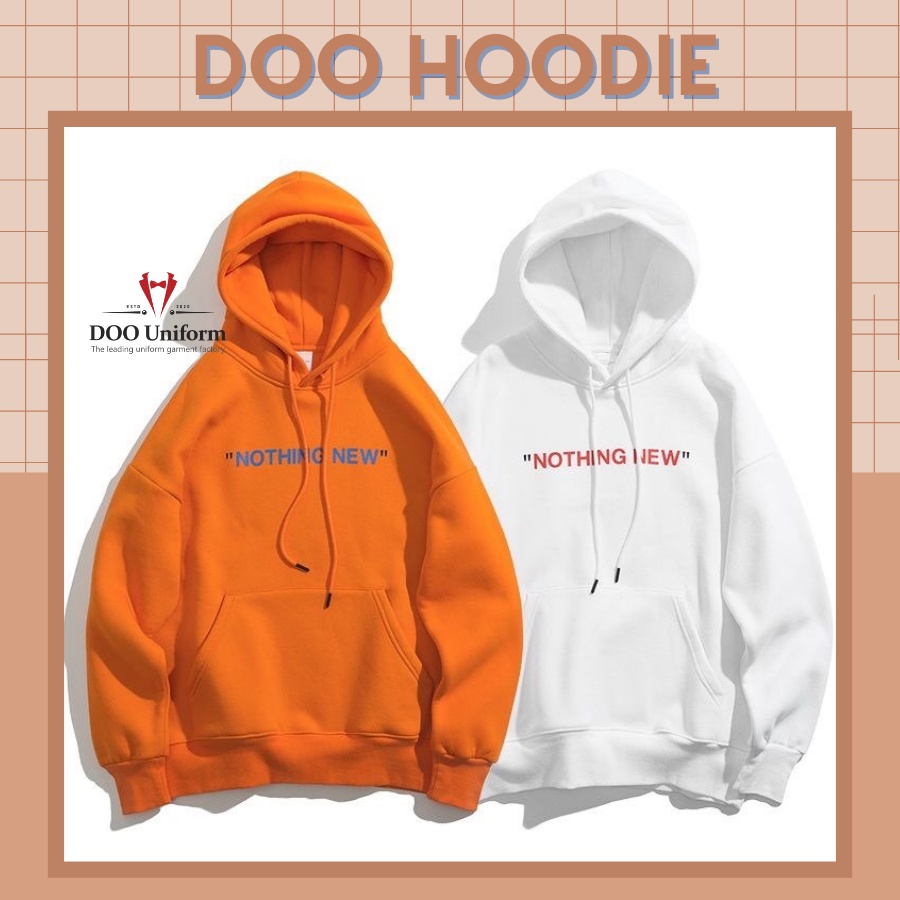 [DOO HOODIE] Áo Hoodie Nam In Chữ