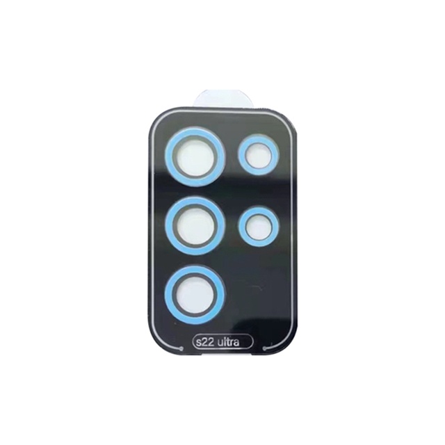 Kính Cường Lực Dạ Quang Viền Kim Loại Bảo Vệ Camera Cho Samsung Galaxy S22 Samsung S 22 S22 Plus Ultra