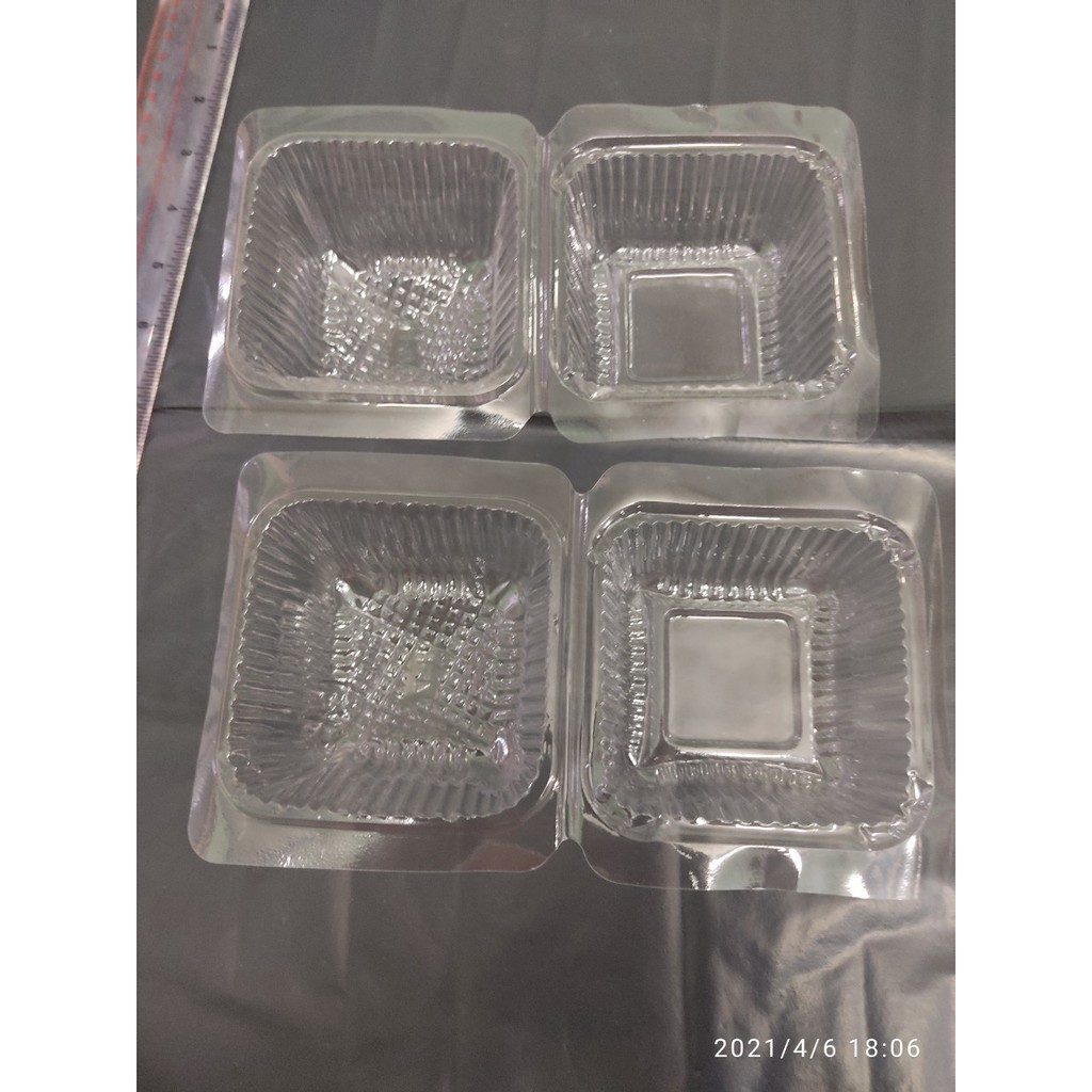 100 HỘP NHỰA H17 7cm x 7cm x 8.5cm (dài x rộng x cao)