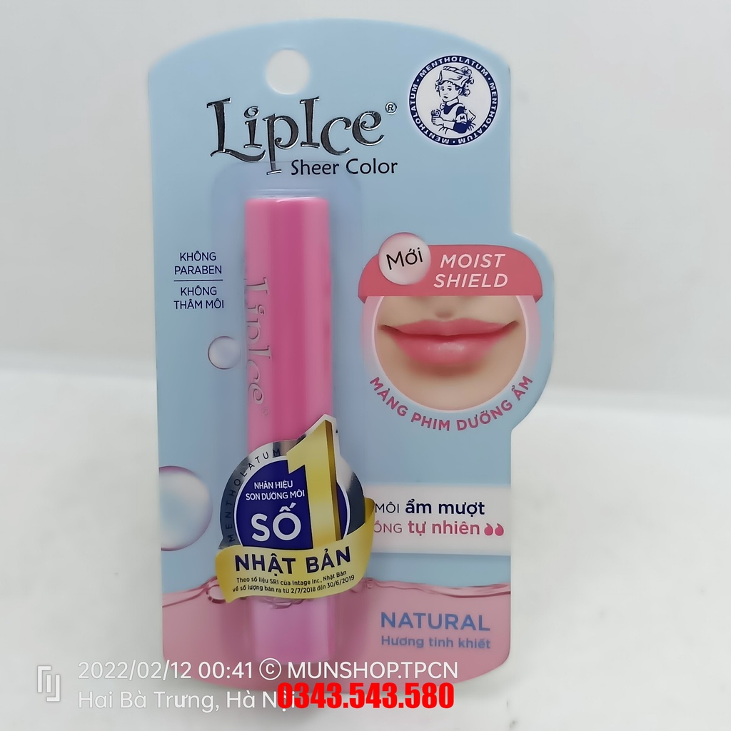 Son dưỡng có màu tự nhiên LipIce Sheer Color - Son dưỡng số 1 Nhật Bản