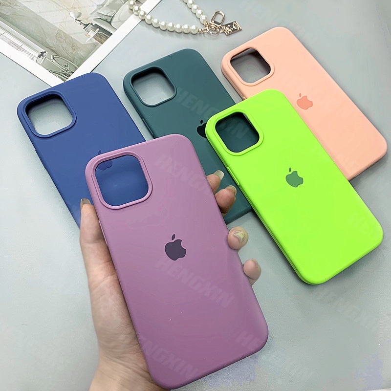 Ốp Lưng Silicone Mềm Màu Trơn Cá Tính Cho 7 7plus 8 8plus X Xr Xs 11 12promax Pluspro Max | BigBuy360 - bigbuy360.vn