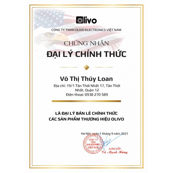 [Mã ELHADEV giảm 4% đơn 300K] [CHÍNH HÃNG] Nồi Chiên Không Dầu OLIVO AF15 - Bảng Tiếng Việt - Thương Hiệu Mỹ