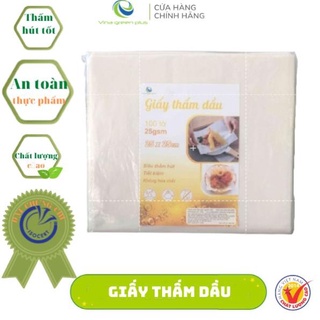 Giấy thấm dầu thực phẩm -  Giấy Thấm Hút Dầu Mỡ Chiên Rán