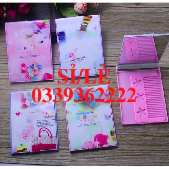 [ HAIANHSHOP ] Bộ gương kèm lược kute - Bộ Gương lược trang điểm bỏ túi động vật dễ thương  Duashop &gt;