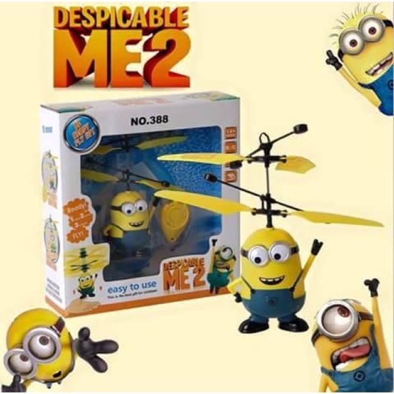 Máy Bay Trực Thăng Điều Khiển HangWing Minion Cảm Ứng Bằng Tay