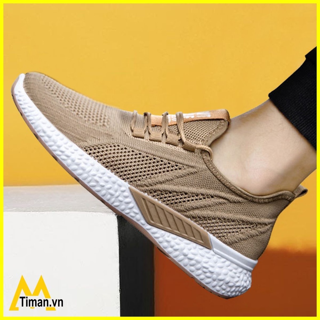 Giày thể thao nam, giày sneaker TIMAN CT16 đế êm vải thoáng khí bảo hành 1 năm