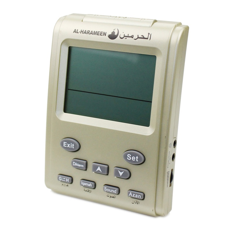 Đồng Hồ Báo Thức Kỹ Thuật Số Để Bàn Azan Mosque Kiểu Hồi Giáo Ả Rập Có Màn Hình LCD