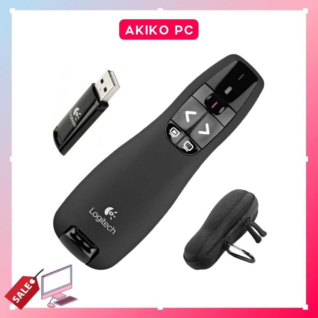Bút trình chiếu slide Vesine Arigato VP101 Logitech R400 mới 100% bảo hành nhanh gọn tại AKIKO AKVP01