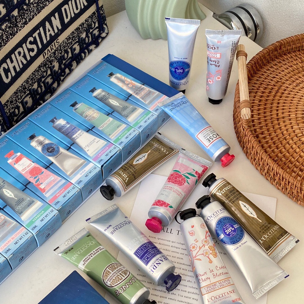 Bộ 10 Tuýp Kem Dưỡng Da Tay 30ml L 'Occitane