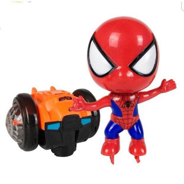 NGƯỜI NHỆN SPIDER MEN ĐI XE THĂNG BẰNG[ BÁN LẺ= BUÔN SỈ ]