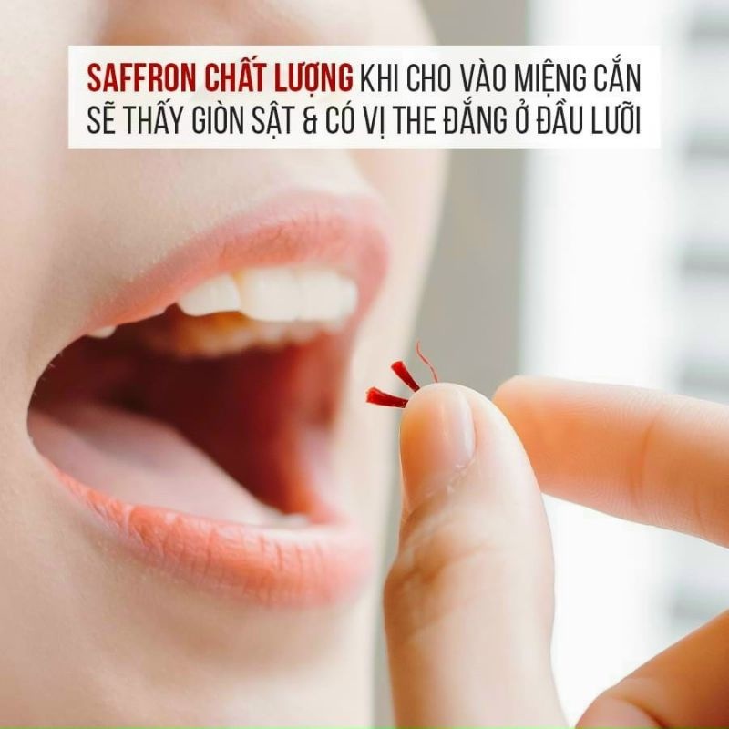 Combo 2 hộp Nhị hoa nghệ tây Saffron chính hãng Bahraman Dubai cải thiện sức khỏe N'shop Trà hoa AD02