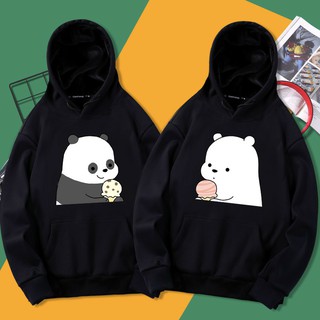  Áo hoodie 3 chú gấu buồn chất nỉ bông dày siêu ấm