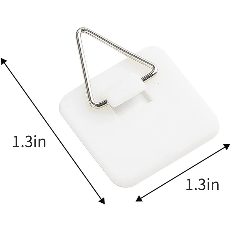Set 50 Giá Đỡ Tấm Dán Tường Tàng Hình 1.3 inch