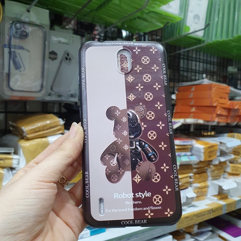 Ốp lưng Nokia C2 dẻo đen in hình kute thời