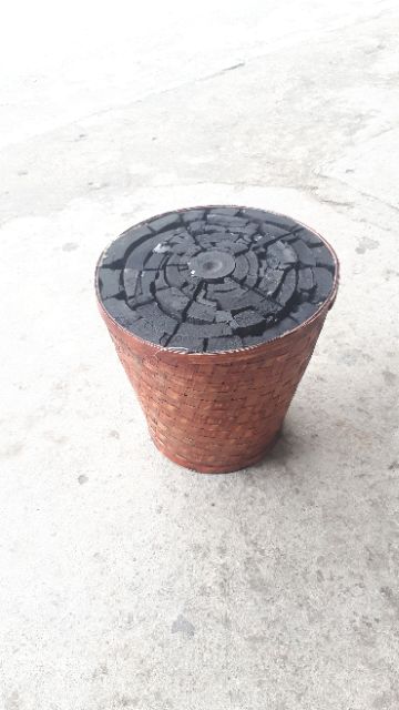 Giỏ than tre hoạt tính phong thủy Bambooviet