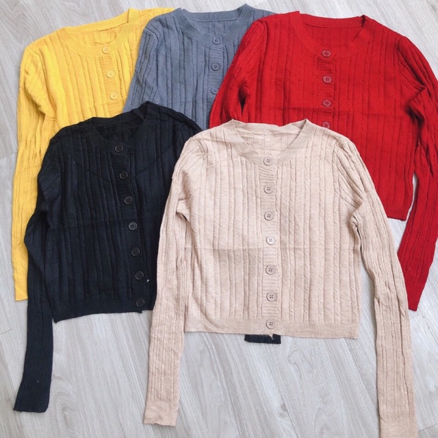 Áo Len Cardigan - Freesize