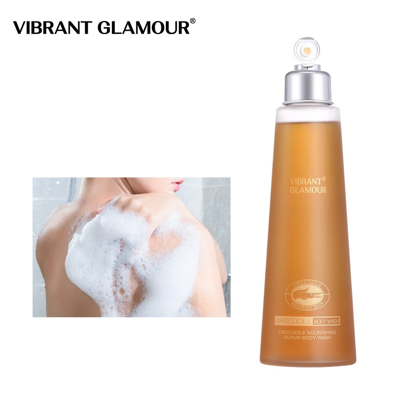 Sữa Tắm VIBRANT GLAMOUR Crocodile Dưỡng Ẩm Làm Trắng Chăm Sóc Phục Hồi Da 200ml