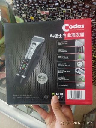 Tông đơ Codos CHC-918 cho salon tóc nam nữ