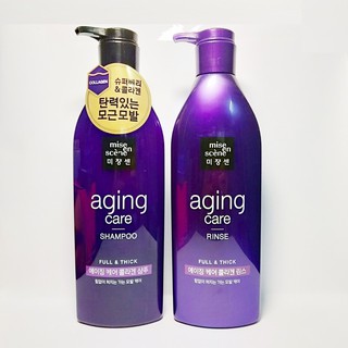 Bộ Dầu Gội Xả Misen Hàn Quốc Tím 680ml ngăn rụng tóc, siêu mềm mượt