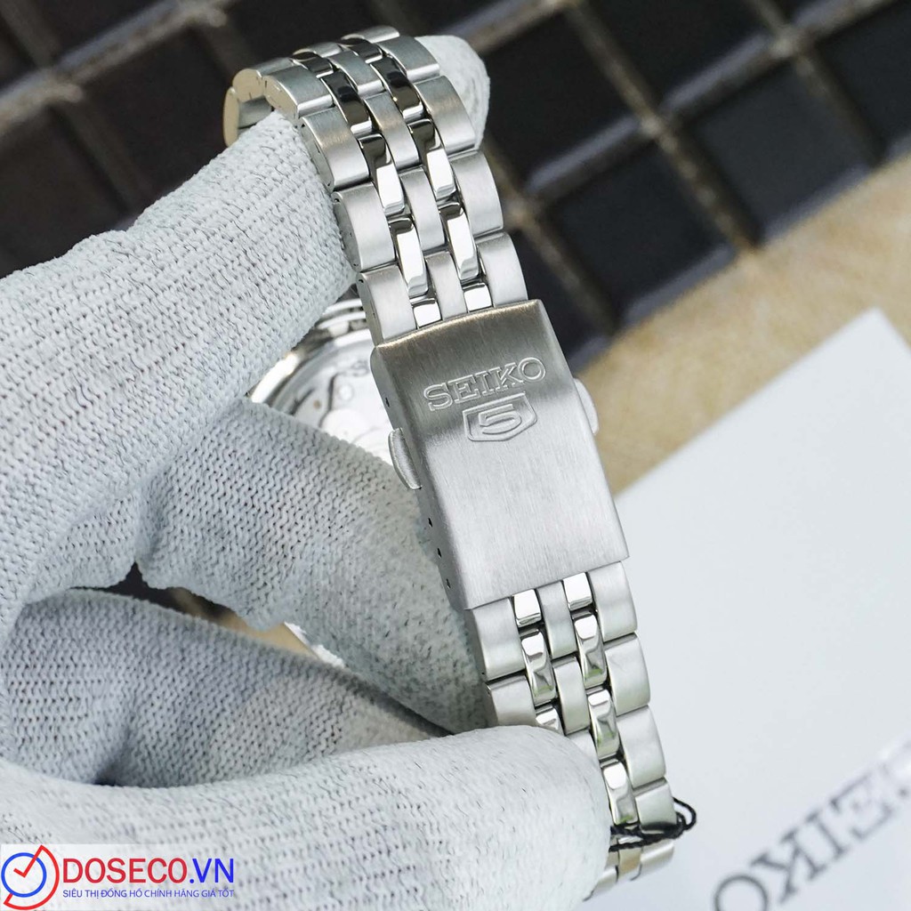 Đồng Hồ Nam Chính Hãng Seiko 5 Cơ Automatic SNKL19K1 Dây Kim Loại Cao Cấp Kính Khoáng Cứng Chống Va Đập SK35
