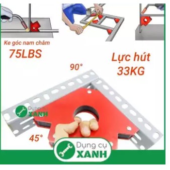 Bộ 4 Ke góc nam châm 33kg