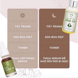 [HOT] COMBO TOÀN DIỆN CHO DA HẾT MỤN. HẾT THÂM ~ COMBO DIẾP CÁ ,
