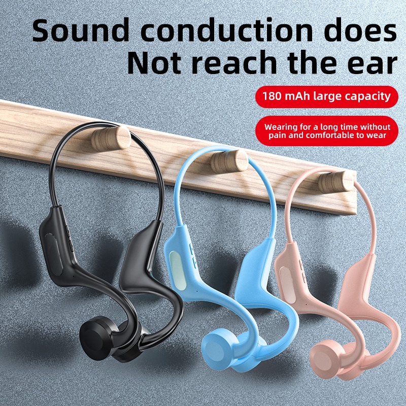 Tai Nghe Bluetooth 5.0 Không Dây Kiểu Dáng Thể Thao Tích Hợp Mic Chống Thấm Mồ Hôi Thích Hợp Khi Chạy Bộ / Leo Núi