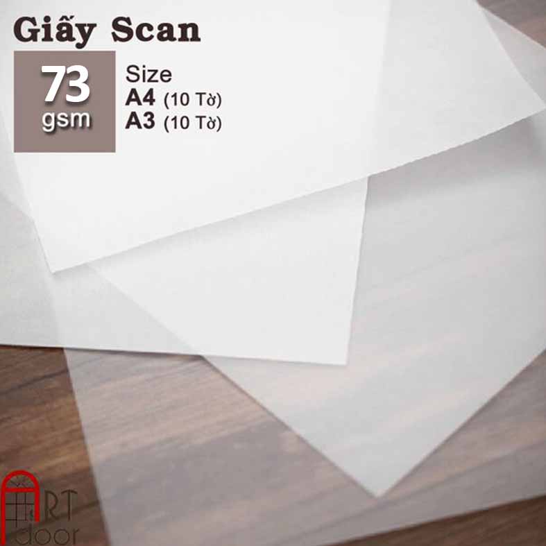 [ARTDOOR] Giấy vẽ Scan GATEWAY Dày 73gsm (tracing paper)