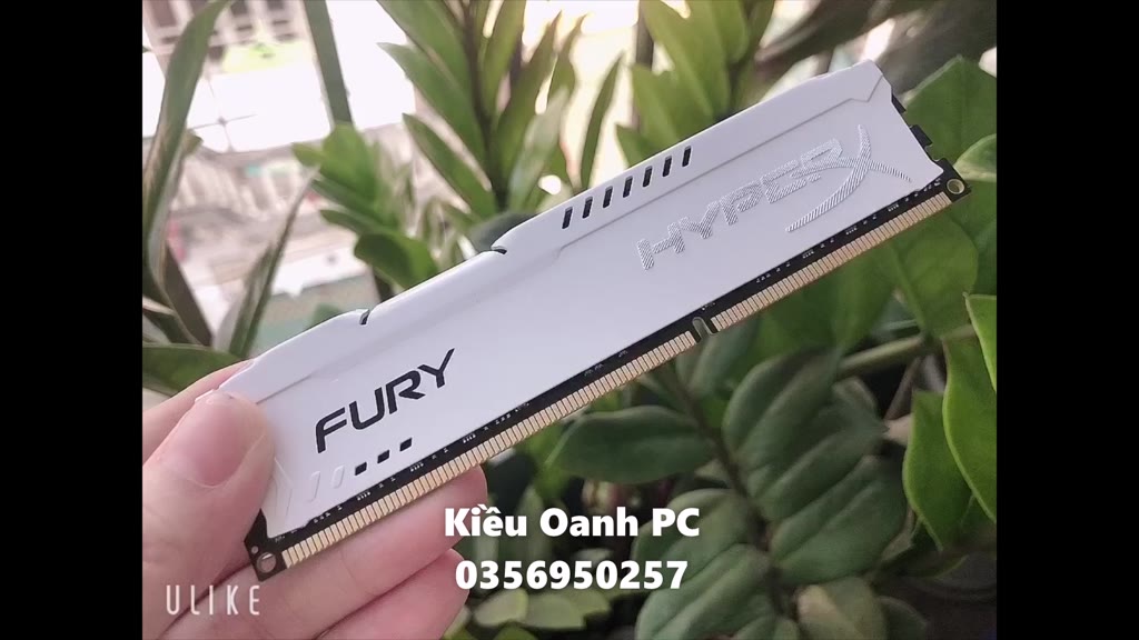 Ram PC Máy tính bàn Kingston HyperX Fury Blue 8GB (1x8GB) DDR3 Bus 1600Mhz có tản - Mới Bảo Hành 1 Đổi 1 Trong 36 Tháng | BigBuy360 - bigbuy360.vn